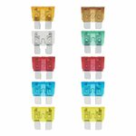 Steekzekeringen standaard assorti 10 stuks in blister