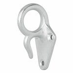 Touwhaak metaal met oog 70 x 40 mm