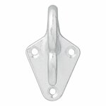 Touwhaak metaal met oog 70 x 40 mm