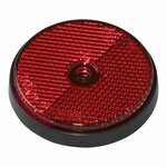 Reflector rood 60mm schroefbevestiging 2 stuks in blister