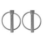 Borgpen 8mm met ring 2 stuks in blister