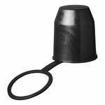 Trekhaakdop kunststof met ring in blister