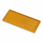 Reflector oranje 82x36mm zelfklevend 2 stuks in blister