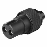 Stekker 2-polig PVC