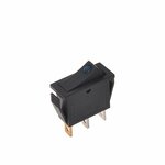 Wipschakelaar LED blauw 12V 24V-max. 10A in blister