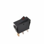 Wipschakelaar LED rood 12V 24V-max. 10A in blister