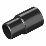 Afvoerbuis overgangsstuk  dia 28 mm naar  dia 26 mm PE zwart