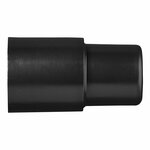 Afvoerbuis overgangsstuk  dia 28 mm naar  dia 26 mm PE zwart