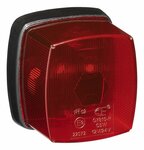 Markeringslamp rood 65x60mm PM