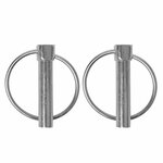 Borgpen 10mm met ring 2 stuks in blister