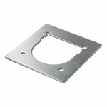 Montageplaat voor sjoroog enkel 142x132mm x2 stuks