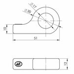 Tegenstuk voor spansluiting SPP Z-12A