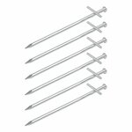 Rotspen 17cm metaal met aangelaste dwarspen 6 stuks in polybag