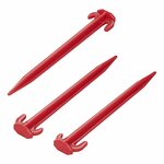 Tentharing 19cm kunststof 6 stuks in polybag