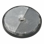 Reflector wit 80mm schroefbevestiging 2 stuks in blister