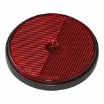 Reflector rood 80mm schroefbevestiging 2 stuks in blister