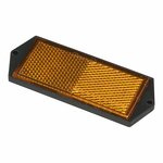 Reflector oranje 104x40mm schroefbevestiging 2 stuks in blister
