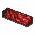 Reflector rood 104x40mm schroefbevestiging 2 stuks in blister
