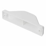 Onderzijde deurvanger wit voor caravan/camper