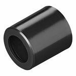 Afvoerbuis reduceerstuk  dia 28 mm naar  dia 17 mm PE zwart in blister