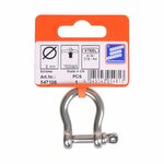 Harpsluiting kort 6mm, A4 RVS AISI 316, 1.500 daN