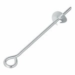 Schoepharing 39 cm gegalvaniseerd staal met oog