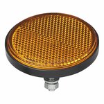 Reflector oranje 60mm met bout 5mm 2 stuks in blister