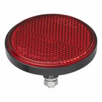 Reflector rood 60mm met bout 5mm 2 stuks in blister