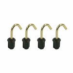 Tentdop 19mm met ronde haak 4 stuks in blister