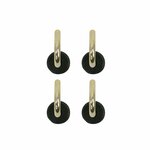 Tentdop 22mm met ronde haak 4 stuks in blister