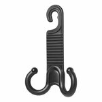 Hoofdsteun hanger met dubbele haak - set van 2 stuks