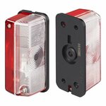 Breedtelicht rood/wit 92x42mm
