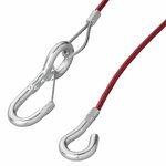 Breekkabel 1M met haak in blister