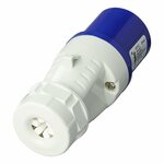 CEE stekker 16A demontabele behuizing blauw/wit