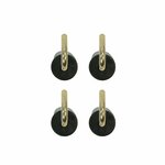 Tentdop 25mm met ronde haak 4 stuks in blister