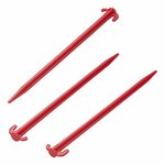 Tentharing 30cm kunststof 6 stuks in polybag