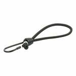 Tentspanner elastisch zwart met haak 4 stuks in blister