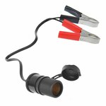 Sigarettenaanstekerdoos met accuklemmen 12V/24V-16A in blister