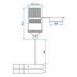 Sigarettenaanstekerdoos met accuklemmen 12V/24V-16A in blister