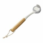 Afwasborstel siliconen 30,5 cm  dia 6 cm bamboe