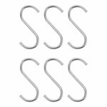 S-haak  dia 4mm 6cm 6 stuks in blister