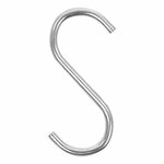 S-haak  dia 4mm 6cm 6 stuks in blister