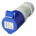 CEE contrastekker 16A demontabele behuizing blauw/wit