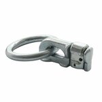 Stud fitting dubbel met ring rond in blister