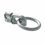 Stud fitting dubbel met ring rond in blister