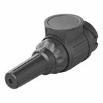 Stekker 13-polig PVC type Jaeger met 1-gaats tule