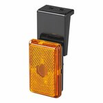 Zijmarkeringslamp oranje 110x45x51mm in blister