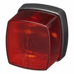 Markeringslamp rood 66x62mm in blister