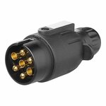 Stekker 7-polig PVC met magneet in blister
