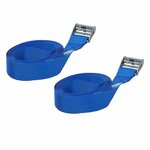 Spanband blauw met snelsluiting 2x 2,5 meter